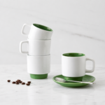 Set of 2 Stackable Espresso Mugs - Image 7