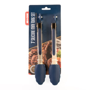 7" Silicone Mini Tong Set