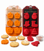 Sugar n Spice Holiday Silicone Baking Molds 4 Pack