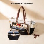 IVY HIGH Laptop Tote Bag with Built-In Lunch Box Compartment - Image 7