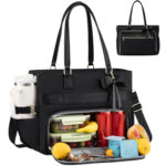 IVY HIGH Laptop Tote Bag with Built-In Lunch Box Compartment - Image 8