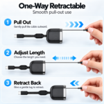 Retract & Charge Clip-On Charging Cable - Image 3