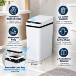 SensaSlim 3.2 Gallon Touchless Sensor Trash Can - Image 5