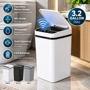 SensaSlim 3.2 Gallon Touchless Sensor Trash Can
